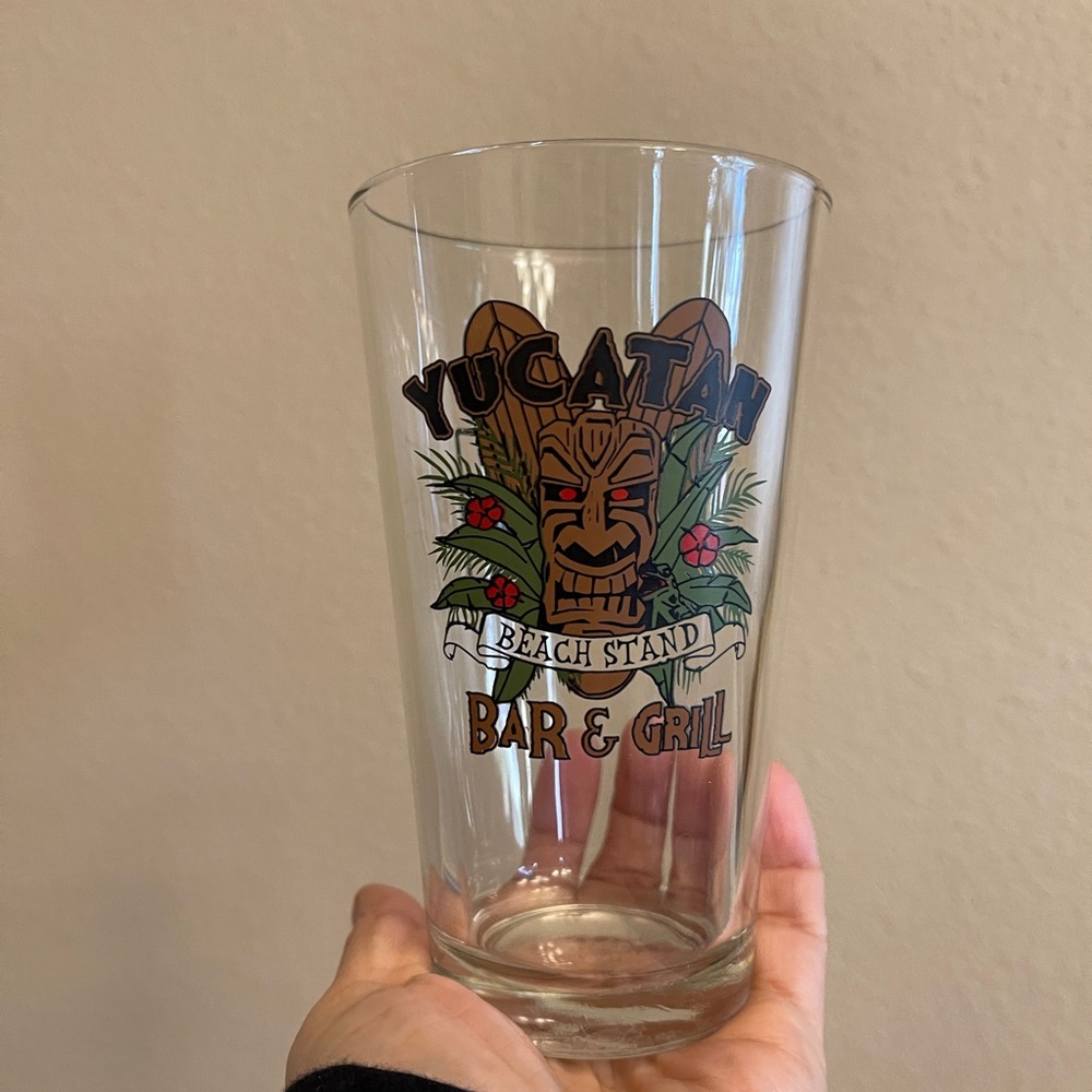 Yucatan Beach Stand Bar & Grill Glass
